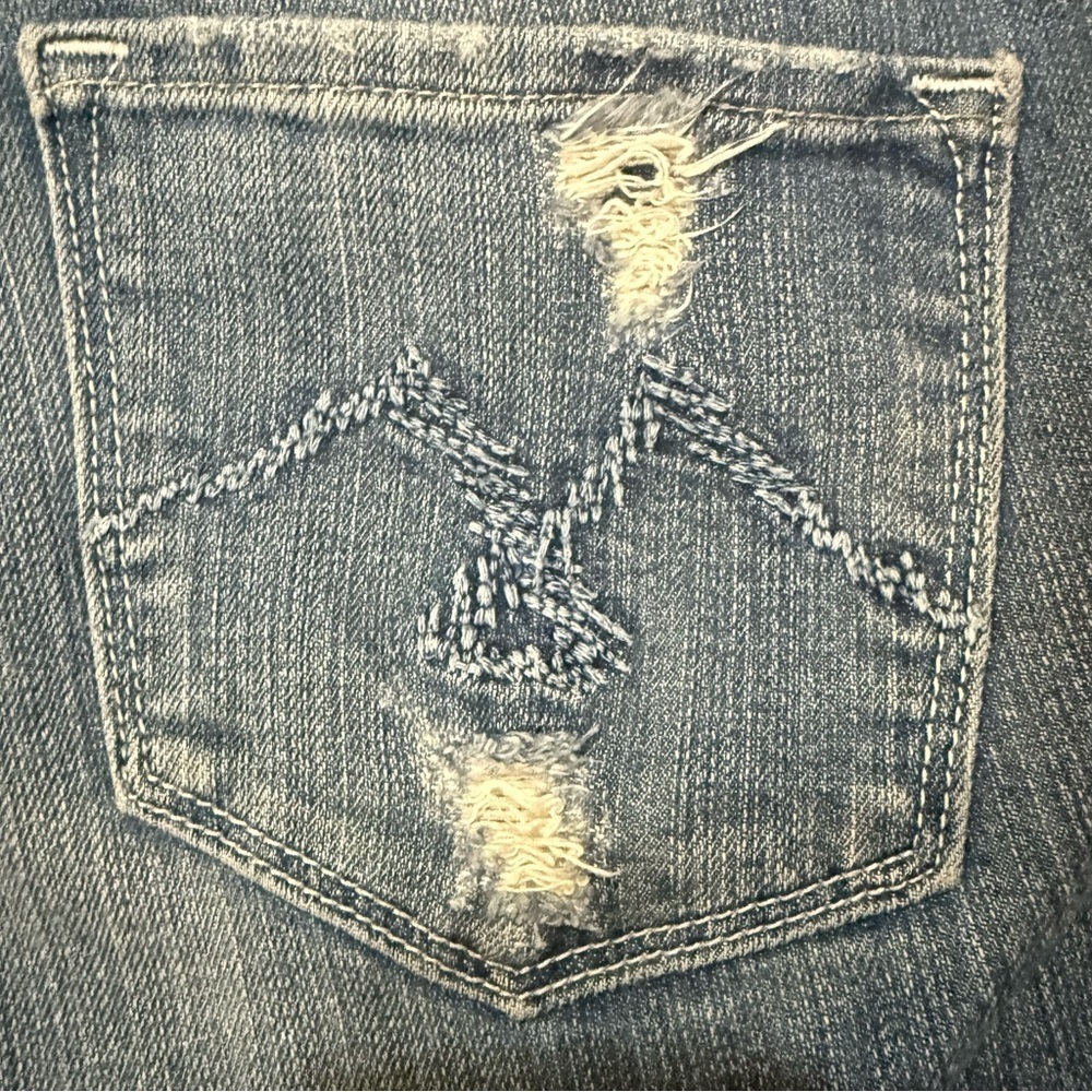 VIGOSS 🔥 Women’s Mid-Rise Distressed Bootcut Jeans 👖 Size 13 ✨ - Picture 11 of 15